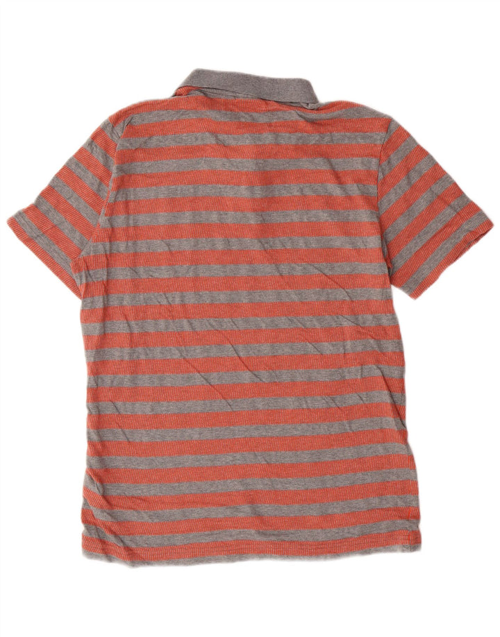 Polo PUMA da uomo in cotone a righe rosse medie