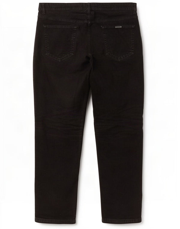 Jeans Straight Uomo Trussardi W36 L27 Cotone Nero