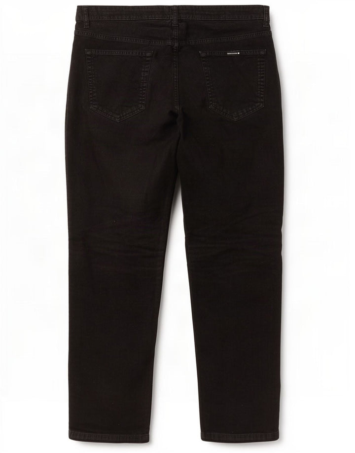 Jeans Straight Uomo Trussardi W36 L27 Cotone Nero