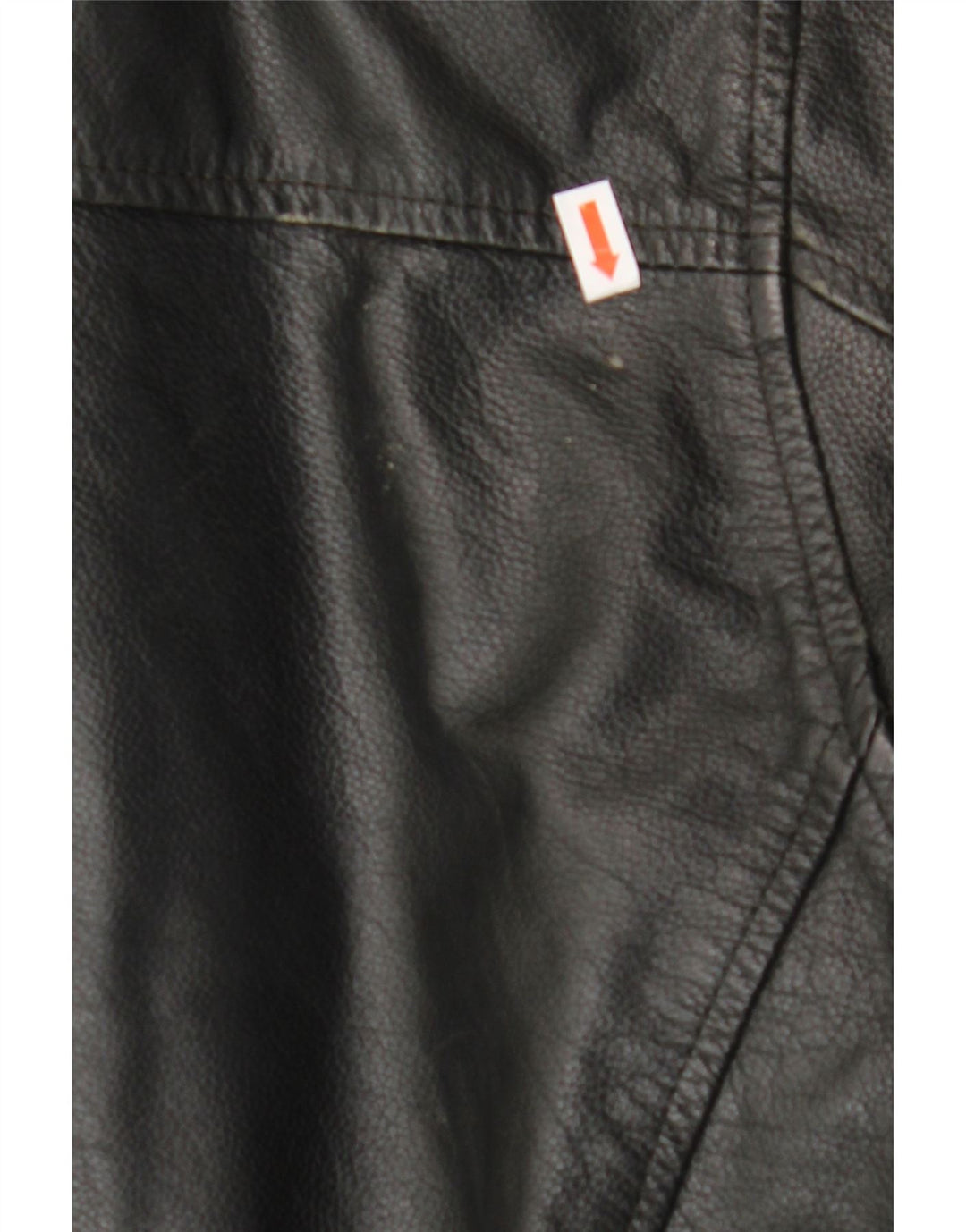 BEN SHERMAN Giacca in pelle da uomo UK 40 Grande pelle nera