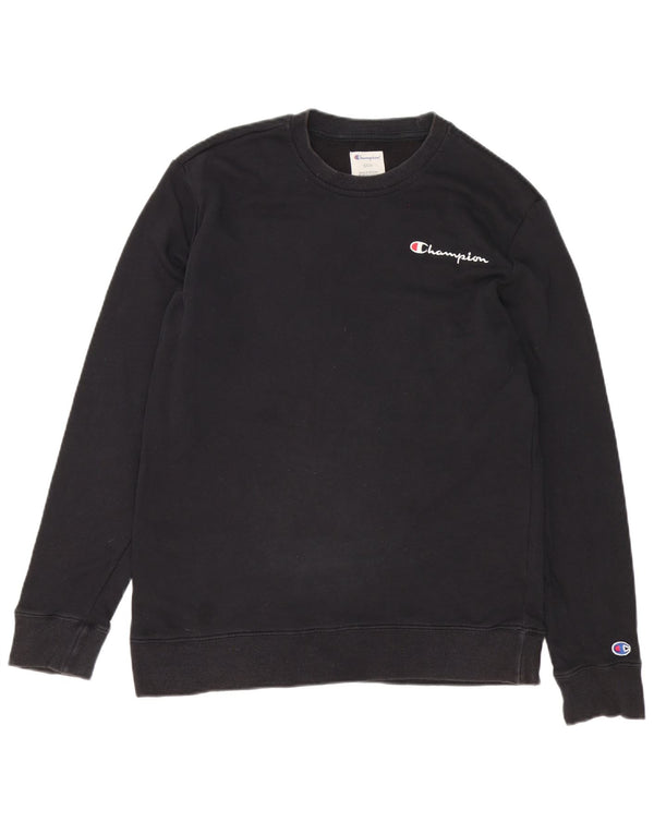 Felpa da uomo Champion Small in cotone nero