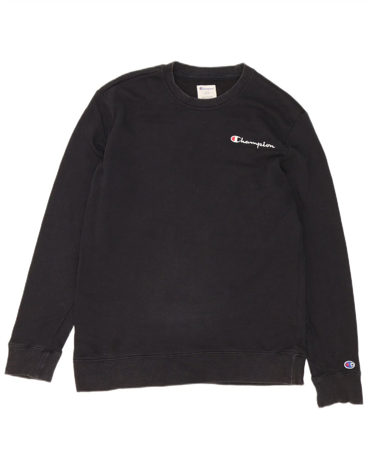 Felpa da uomo Champion Small in cotone nero