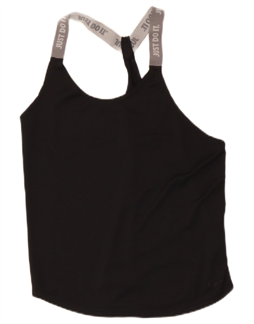 Canottiera grafica da donna Nike UK 8 Small poliestere color block nero