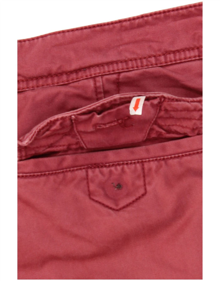 FAT FACE Pantaloni chino dritti da uomo W38 L33 in cotone rosso