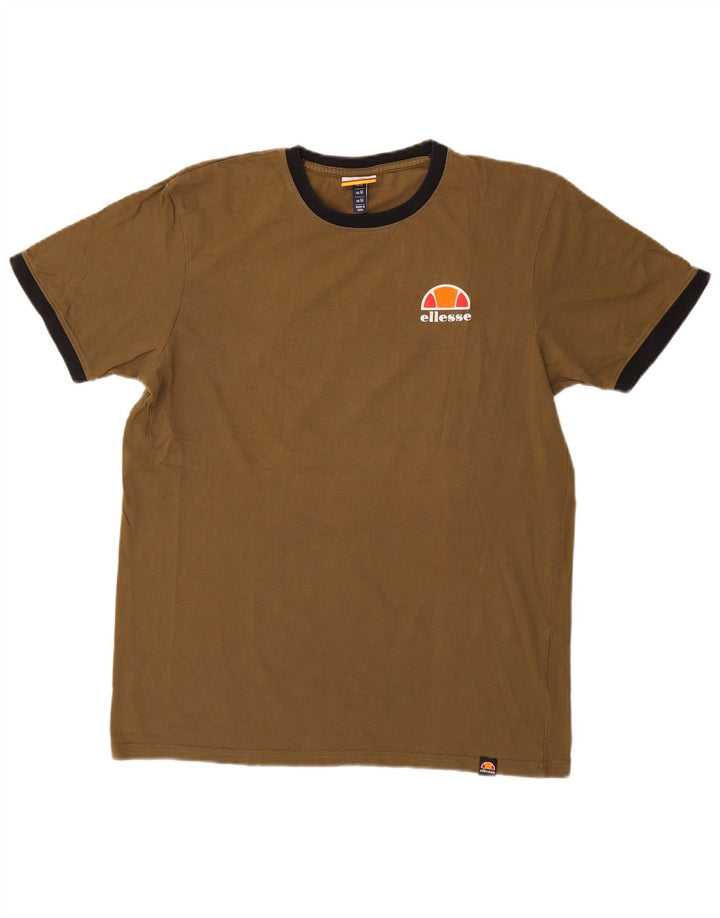 T-shirt da uomo ELLESSE media kaki