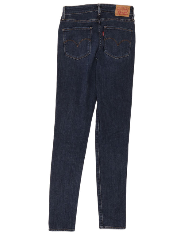 Jeans skinny a vita alta Levi's 721 da donna W27 L30 in cotone blu navy