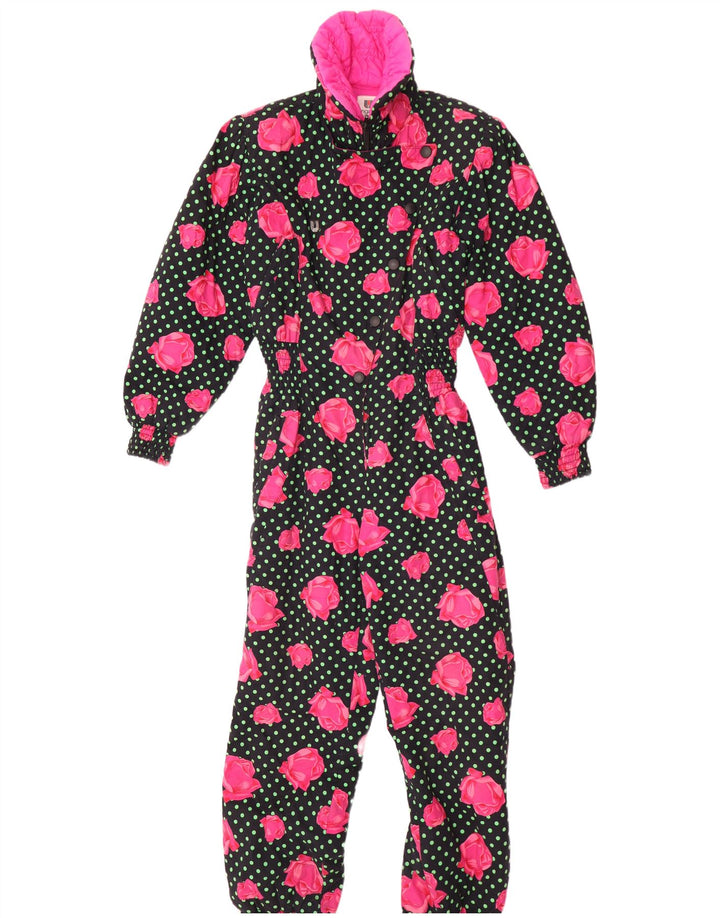 Tuta da sci da donna Ungaro IT 44 Cotone floreale nero medio