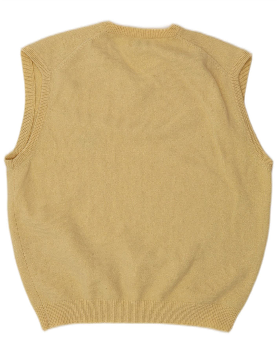 Canotta da uomo Peter Scott UK 42 Large Yellow Wool