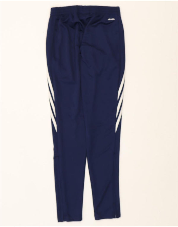 Pantaloni da tuta ADIDAS Climalite da uomo piccoli in poliestere blu navy