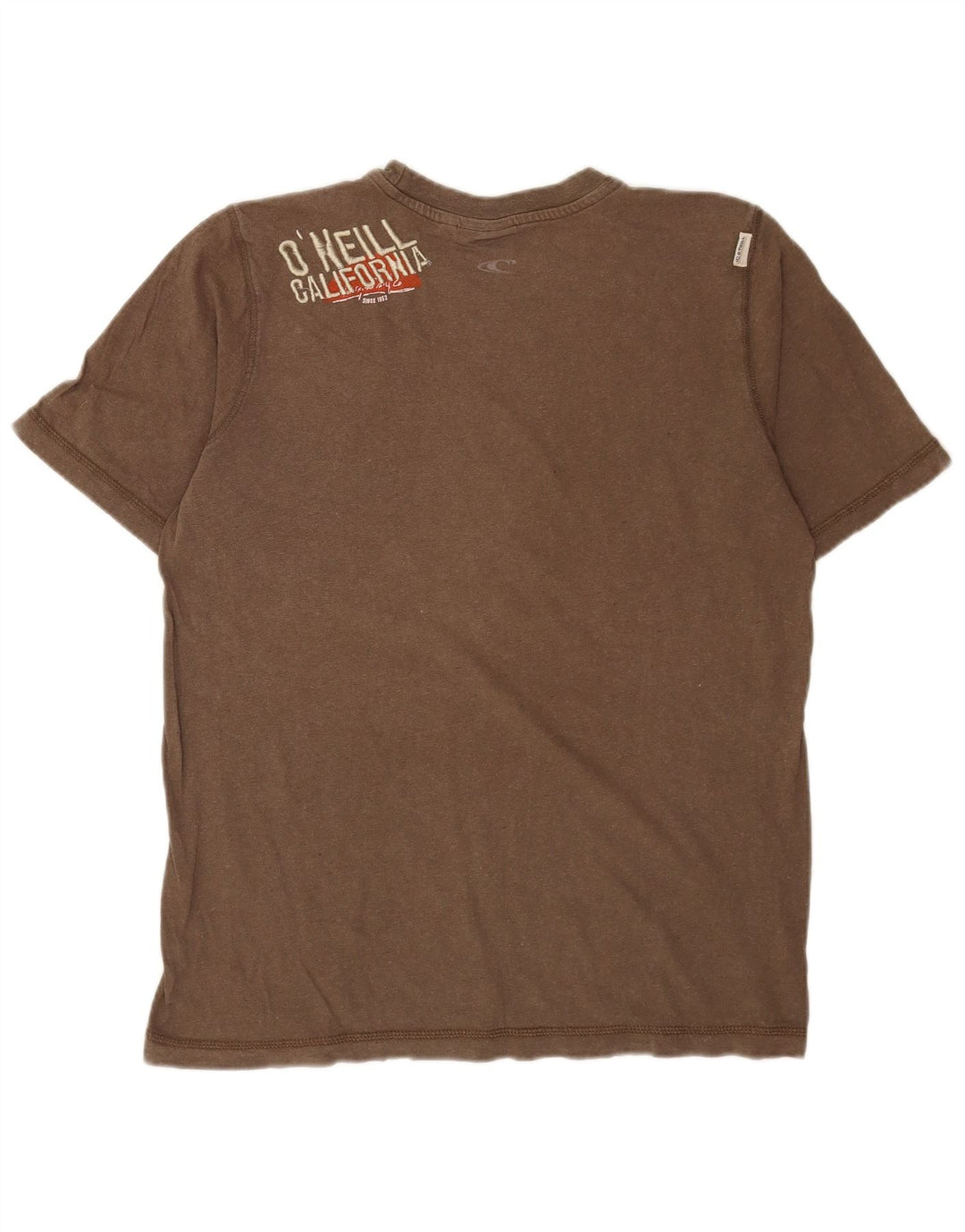 T-shirt grafica da uomo O'Neill Top in cotone grigio medio