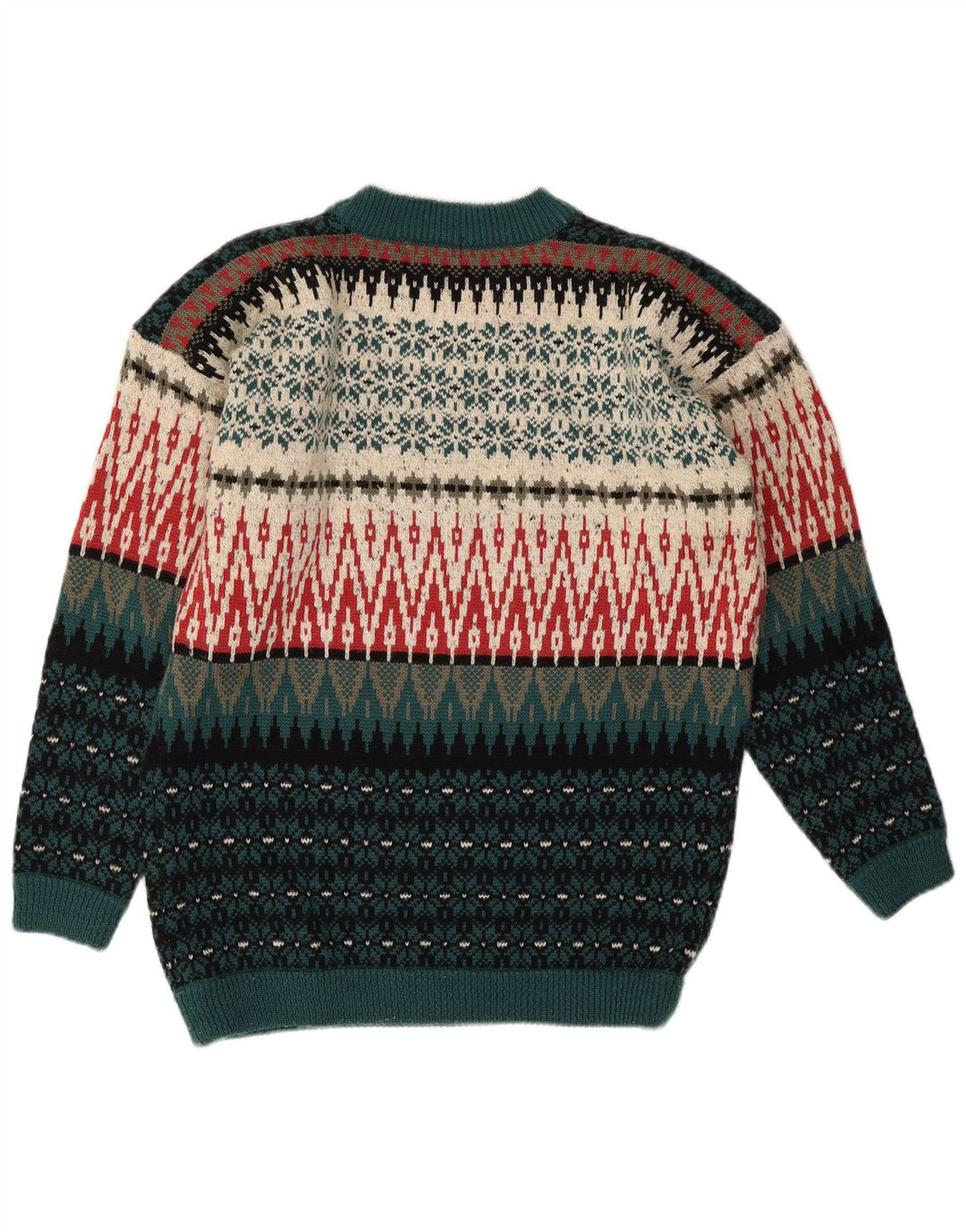 Maglione maglione girocollo da donna Esprit EU 40 Fair Isle medio multicolore