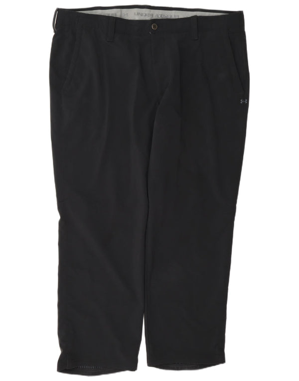 Pantaloni chino dritti da uomo Under Armour Cold Gear W42 L30 blu navy