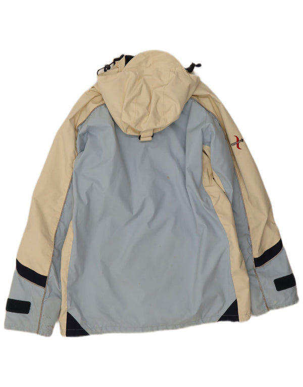 Giacca a vento con cappuccio da donna Musto EU 36 Small Blu Colourblock Nylon
