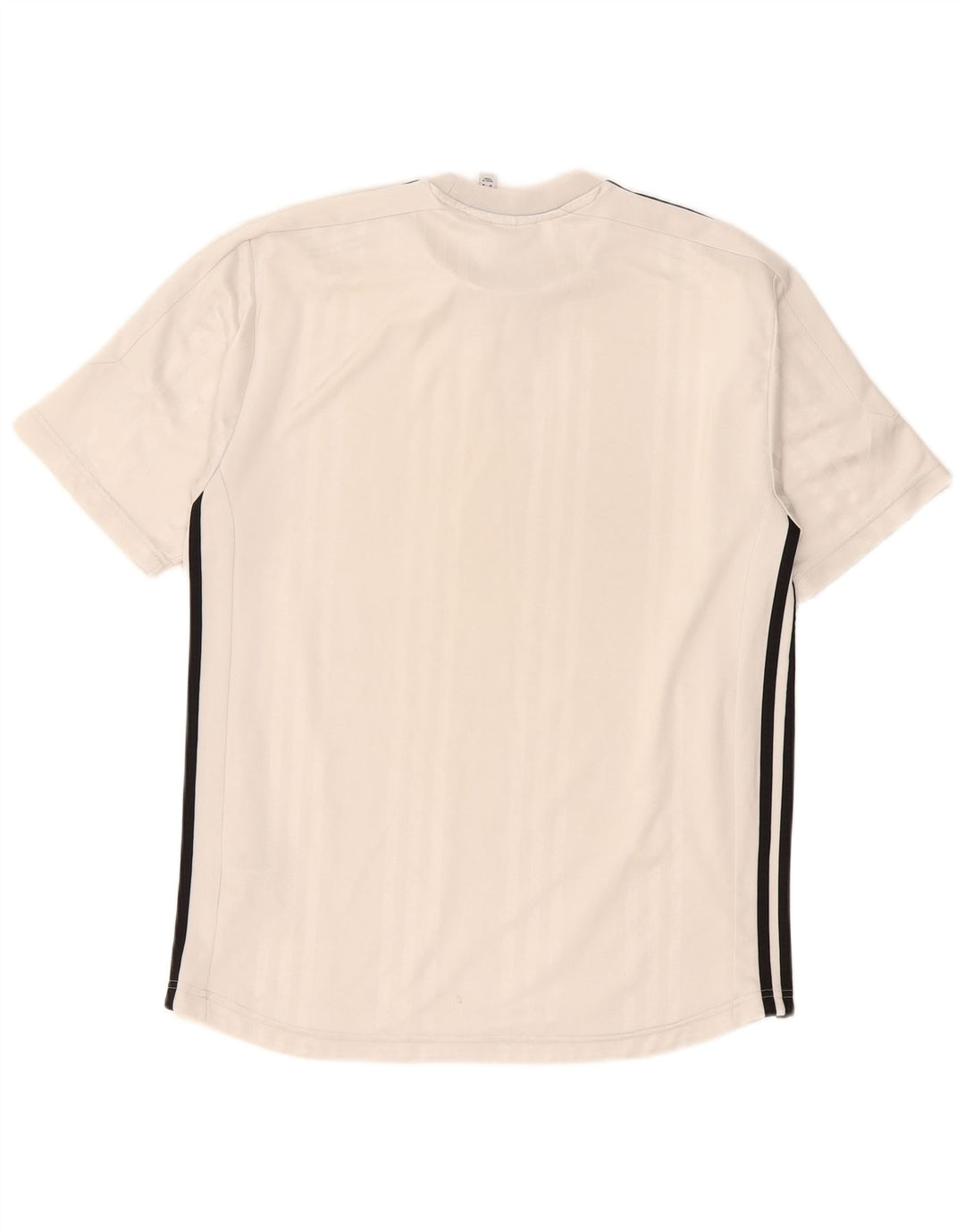 T-shirt da uomo Adidas Top in poliestere bianco medio