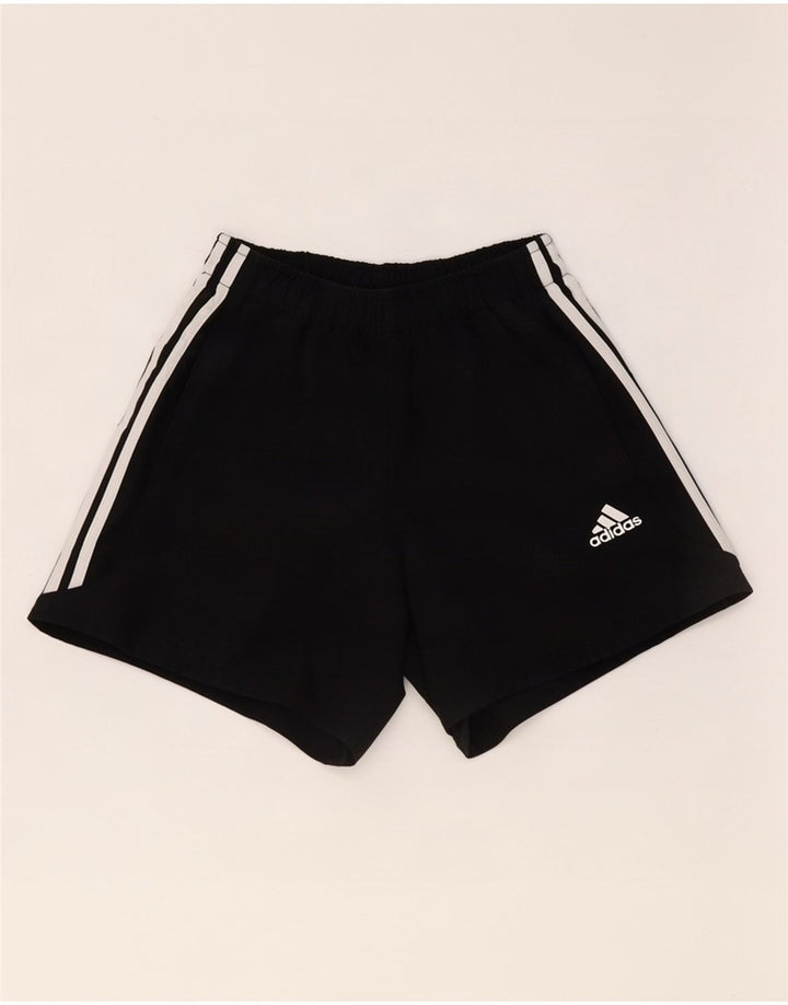 Pantaloncini sportivi Adidas Climalite da uomo piccoli in poliestere nero