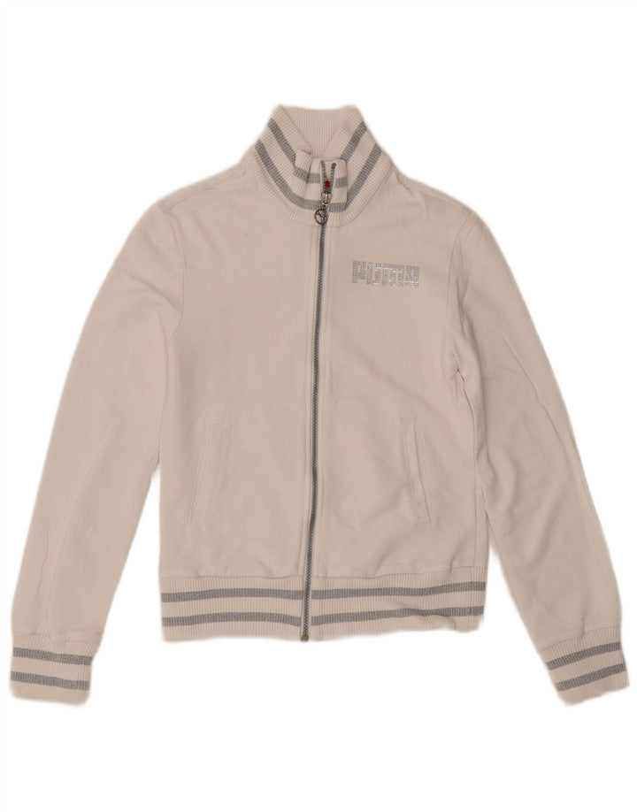 Giacca da tuta da donna Puma UK 10 Small Bianca