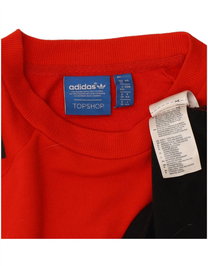 Felpa grafica da donna Adidas Jumper UK 12 Medium multicolore