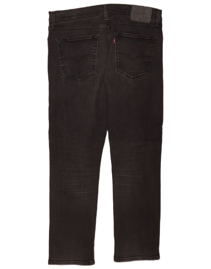 Jeans dritti da uomo Levi's W36 L30 cotone nero