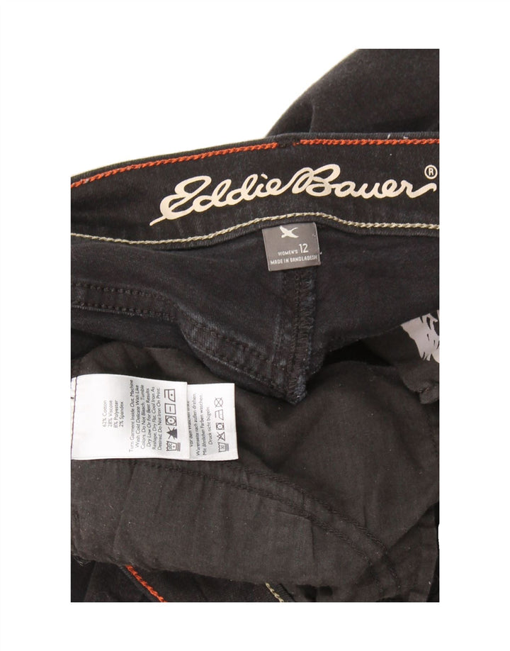 EDDIE BAUER Womens Straight Jeans US 12 Large W34 L29 Black Vintage Eddie Bauer and Second-Hand Eddie Bauer from Messina Hembry 
