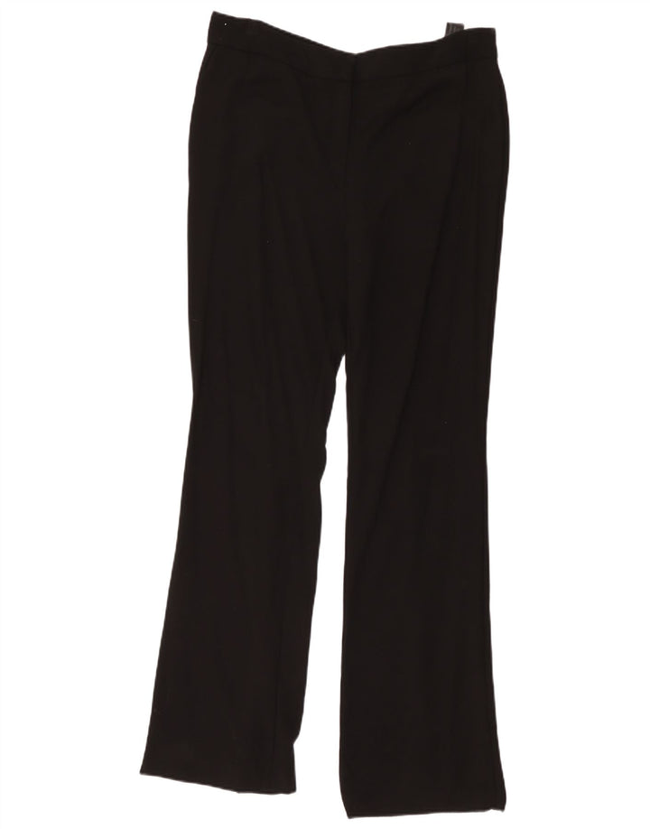 Pantaloni Bootcut Donna Massimo Dutti W34 L32 Viscosa Nera