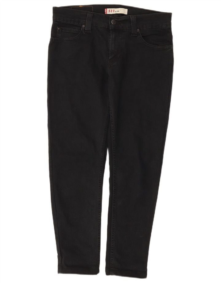 Jeans Levi's Uomo 511 Slim W32 L27 Cotone Nero
