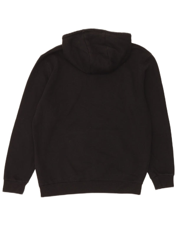 Felpa con cappuccio grafica da donna Ellesse UK 14 Large Black Cotton Sports