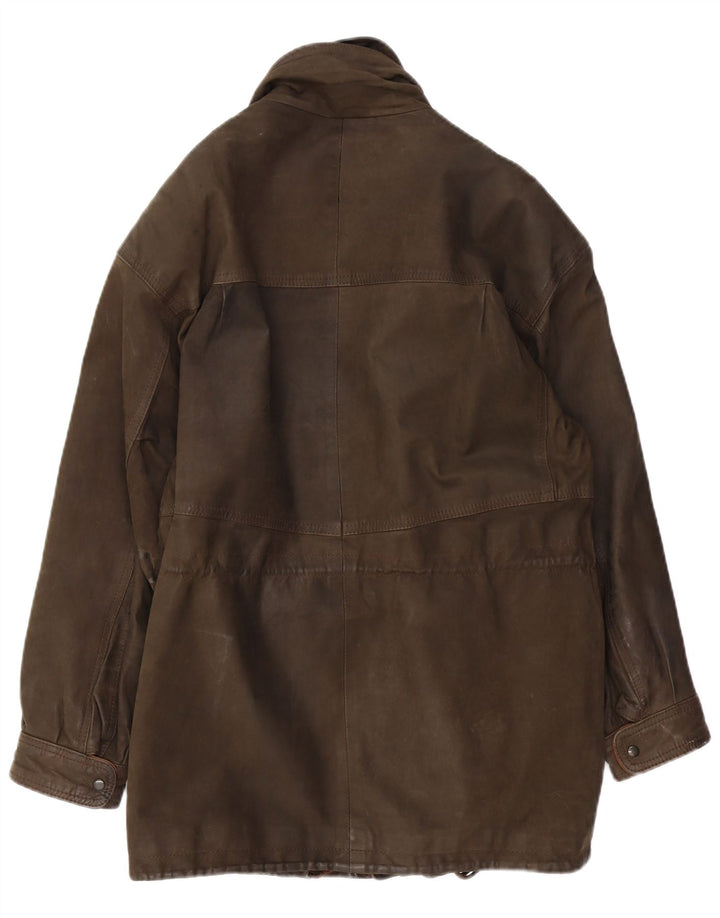 Giacca in pelle da uomo VINTAGE IT 48 Marrone medio