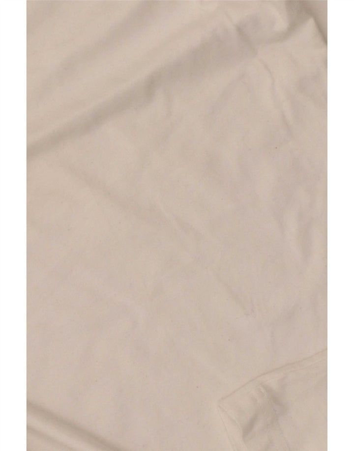 Crew Clothing T-shirt da uomo Top grande in cotone bianco