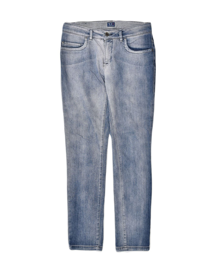 TRUSSARDI JEANS Womens Slim Jeans W30 L30 Blue Cotton | Vintage | Thrift | Second-Hand | Used Clothing | Messina Hembry 