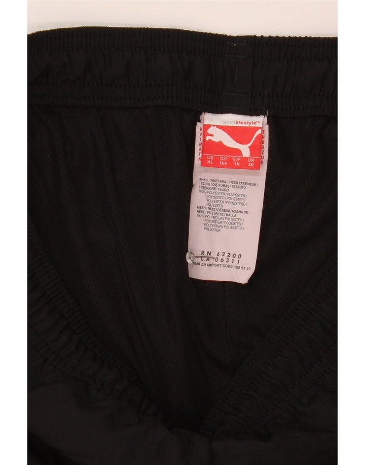 Pantaloncini sportivi Puma da ragazzo con grafica Bermuda 13-14 anni in poliestere nero