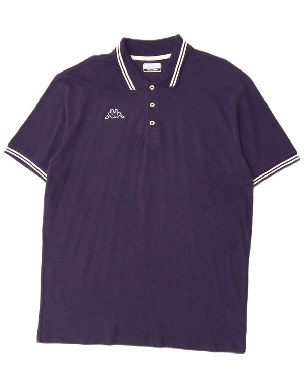 Polo da uomo KAPPA 3XL in cotone blu navy