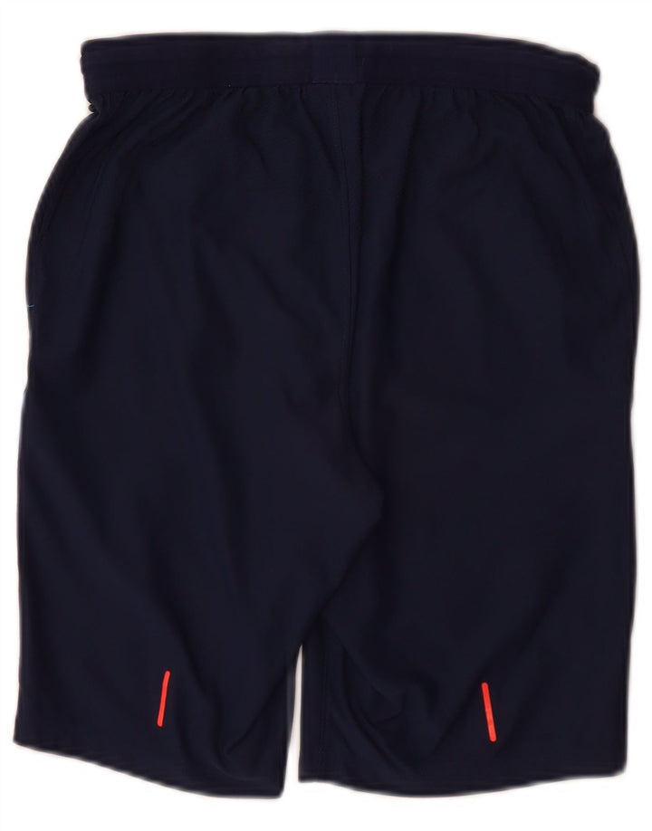 Pantaloncini sportivi Nike da uomo con grafica grafica color block medio blu navy