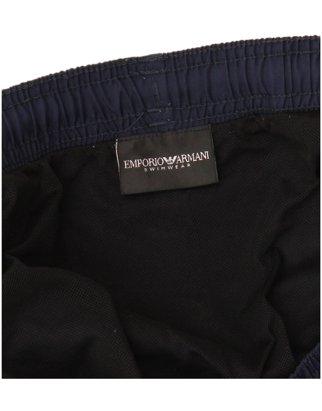 EMPORIO ARMANI Pantaloncini da bagno da uomo grandi blu navy