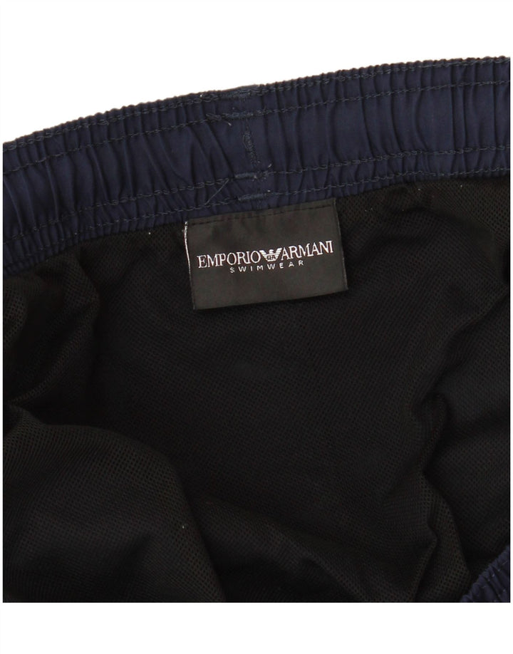 EMPORIO ARMANI Pantaloncini da bagno da uomo grandi blu navy