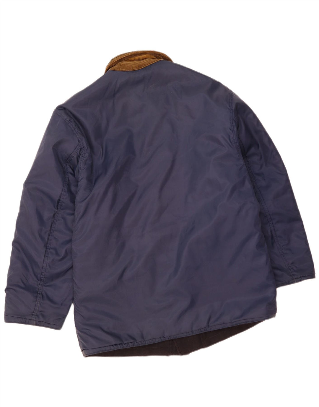 Giacca reversibile da uomo Ivy Oxford UK 36 Small Lana blu navy