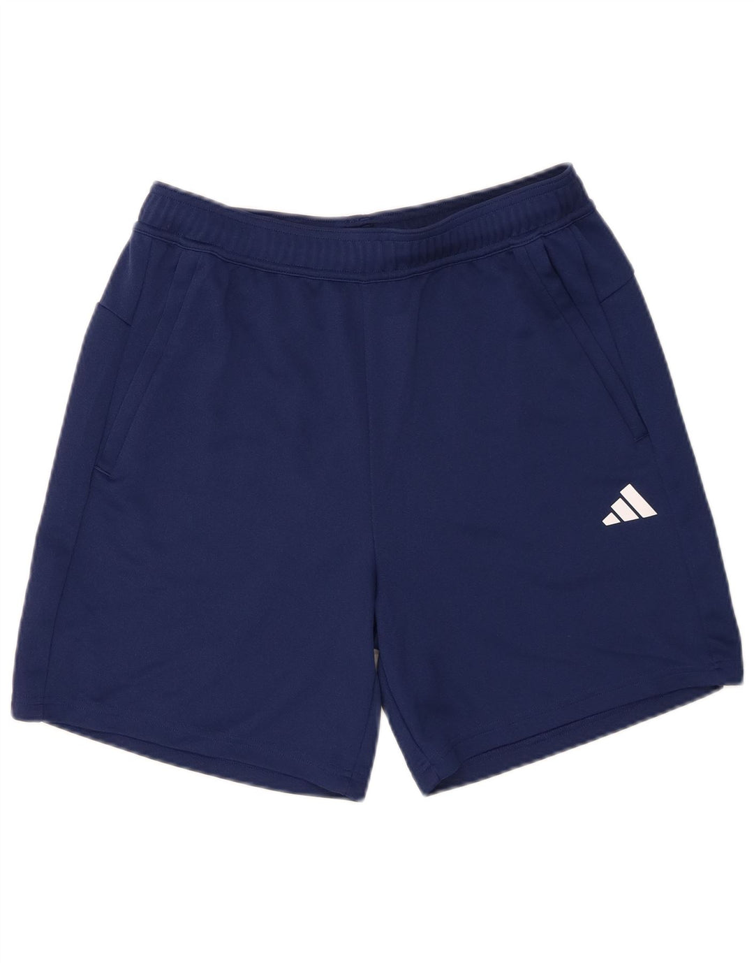 Pantaloncini sportivi Adidas Aeroready Regular Fit da uomo di grandi dimensioni in poliestere blu navy