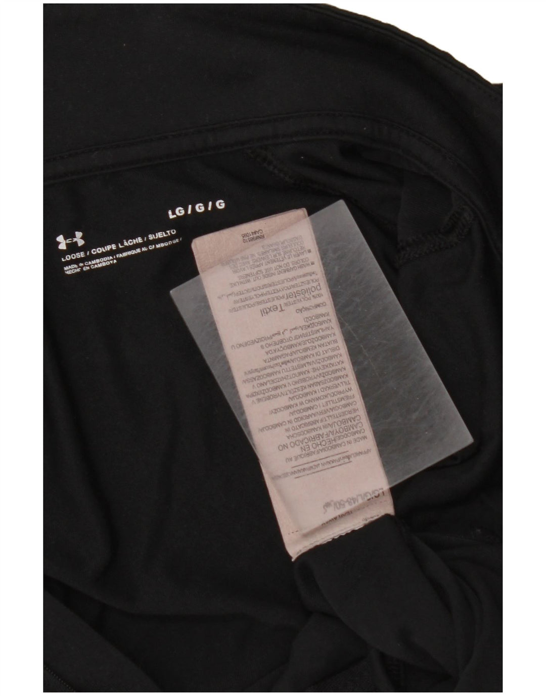Maglia da ginnastica con grafica da donna UNDER ARMOUR UK 14 Large Nera