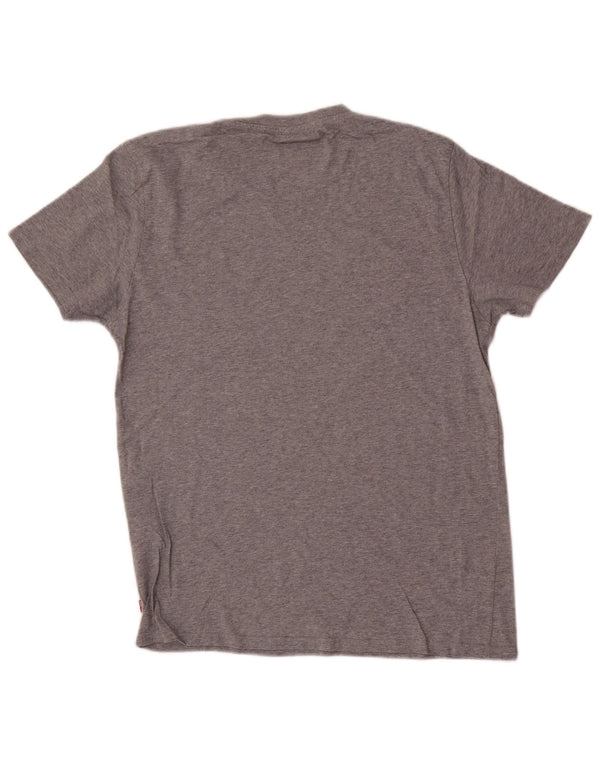 T-shirt grafica da uomo Levi's Top in cotone mélange grigio medio