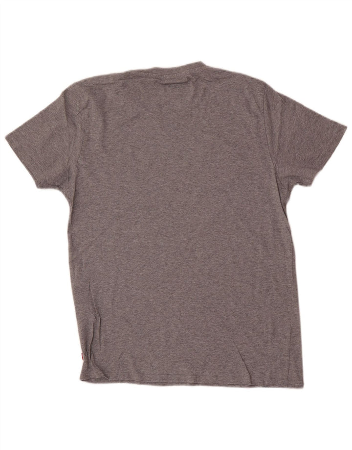 T-shirt grafica da uomo Levi's Top in cotone mélange grigio medio