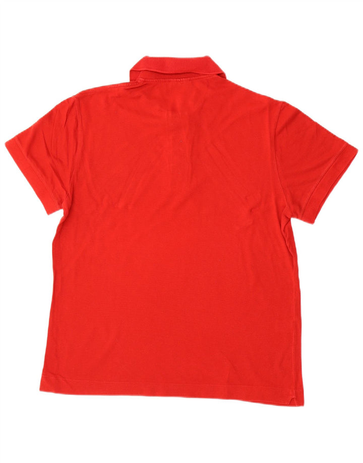 Polo da uomo LACOSTE taglia 4 media in cotone rosso