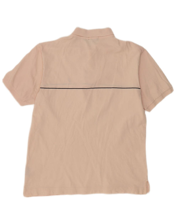 Polo da uomo Nautica grande in cotone a righe rosa