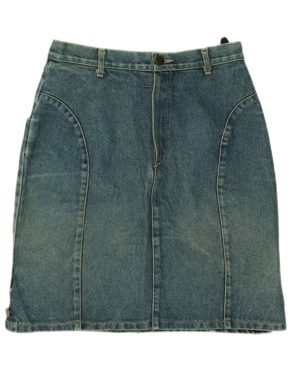 Gonna in denim da donna Lee Cooper IT 42 media W26 cotone verde