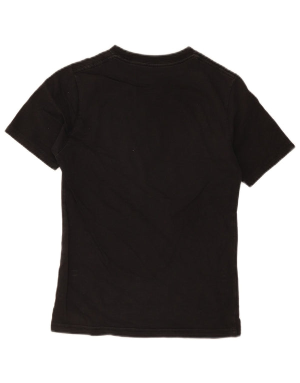 T-shirt grafica personalizzata da ragazzo Vans 8-9 anni piccola in cotone nero