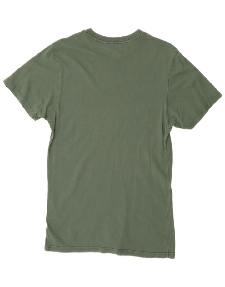 T-shirt grafica personalizzata da uomo VANS Top piccola in cotone verde