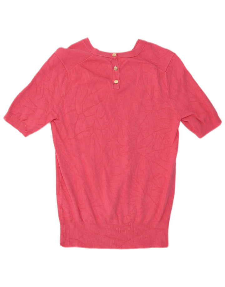 T-shirt Zara da donna Top UK 16 grande rosa