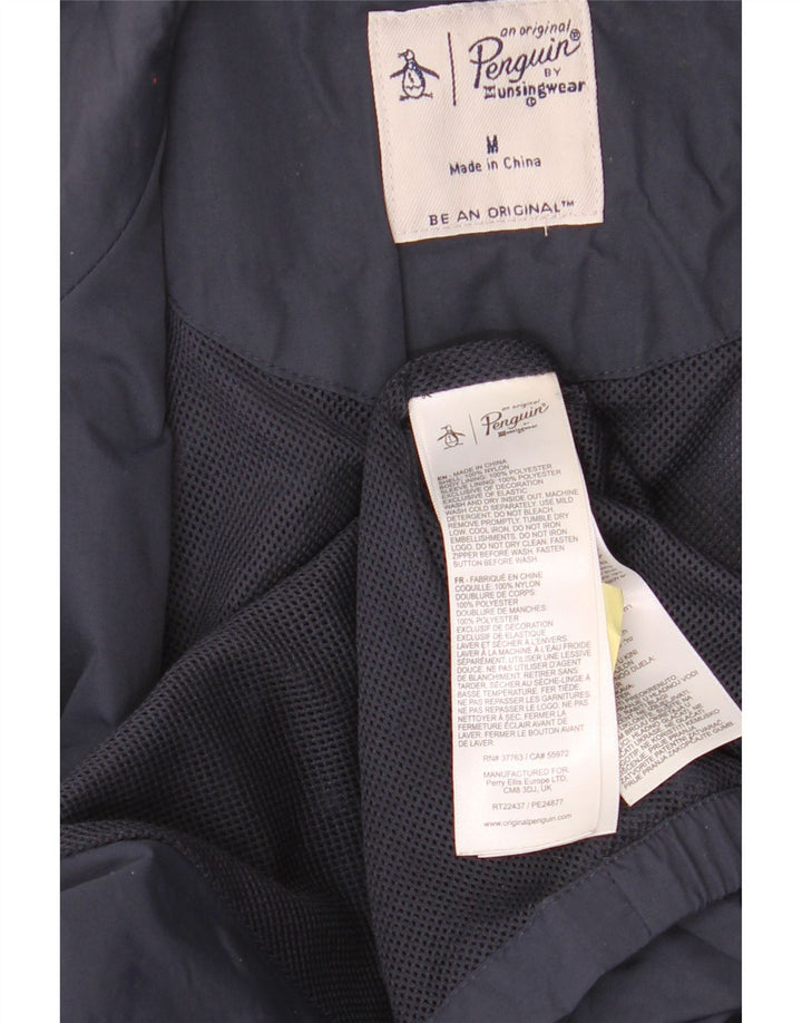 Giubbotto bomber da uomo Penguin UK 38 nylon medio blu navy