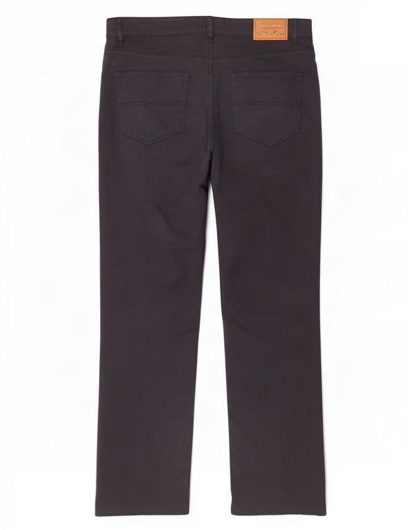 Pantaloni casual da uomo vestibilità regolare Gant W33 L31 cotone blu navy