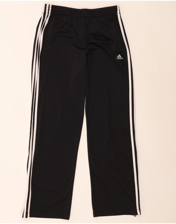 Pantaloni da tuta Adidas Climalite da uomo piccoli in poliestere nero