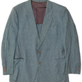 Giacca Blazer da Uomo a 2 Bottoni Nino Cerruti IT 54 2XL Cotone a quadri Blu