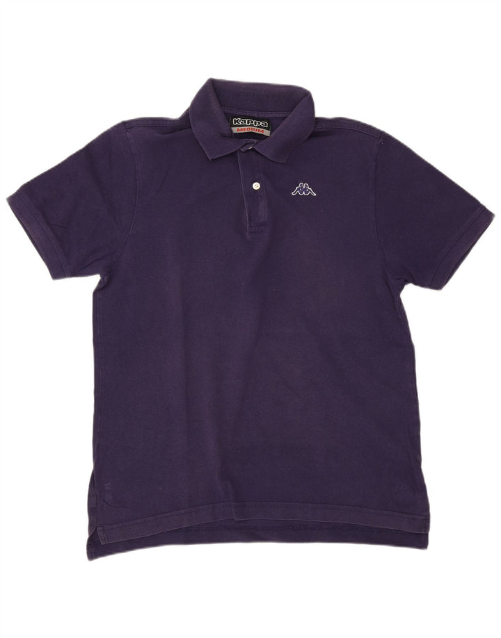 Polo Kappa Uomo Media Cotone Blu Navy